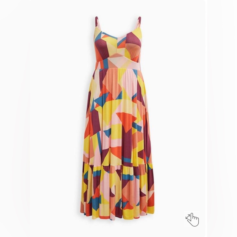 Torrid Maxi Super Soft Tiered Dress 6X